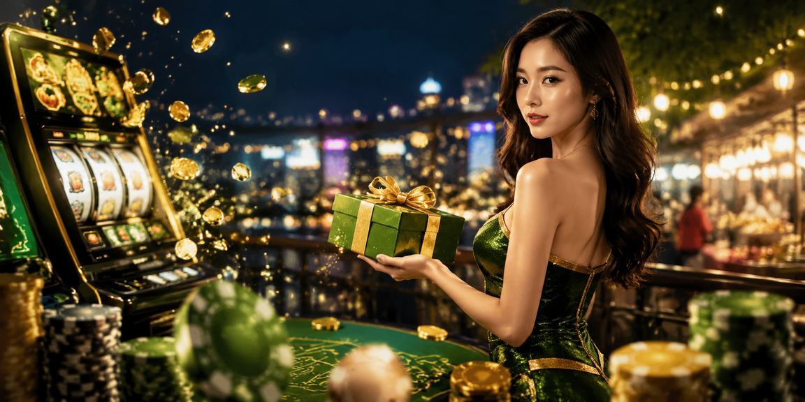 Người chơi slot game tại chợ đêm Hà Nội – không khí sôi động về đêm
